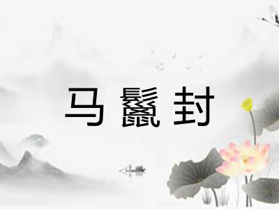 马鬣封