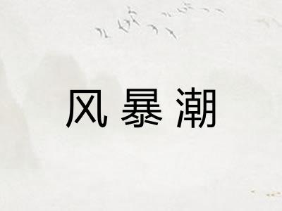 风暴潮