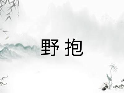 野抱