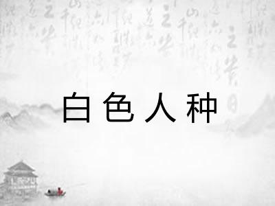 白色人种
