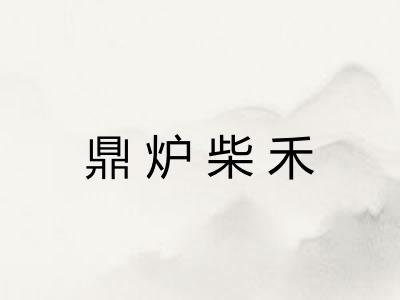 鼎炉柴禾