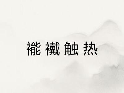 褦襶触热