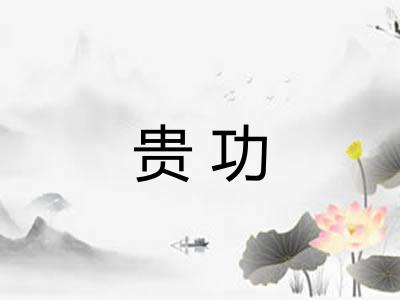 贵功
