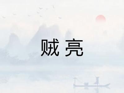 贼亮