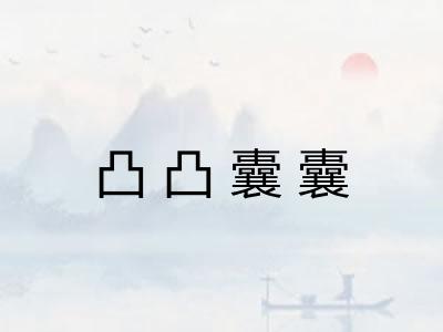 凸凸囊囊