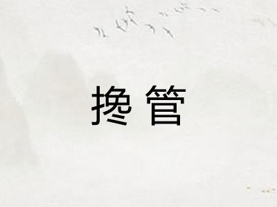 搀管