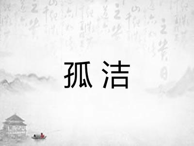 孤洁