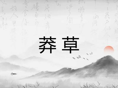 莽草