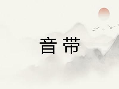 音带