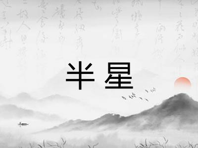 半星