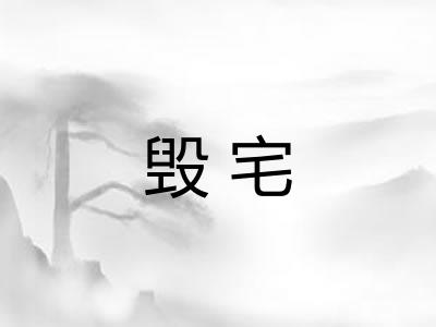 毁宅