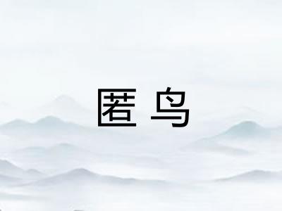 匿鸟