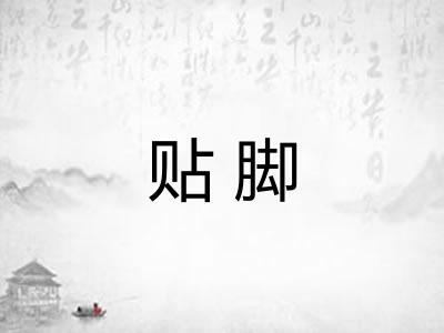 贴脚