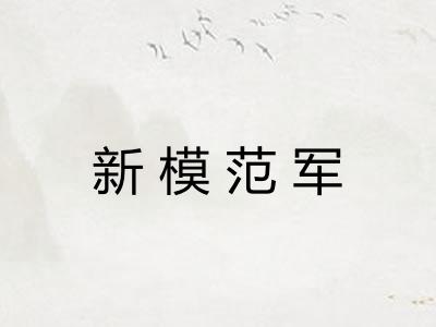新模范军
