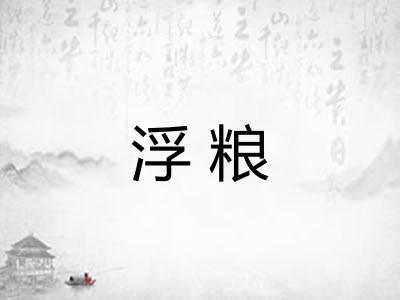 浮粮