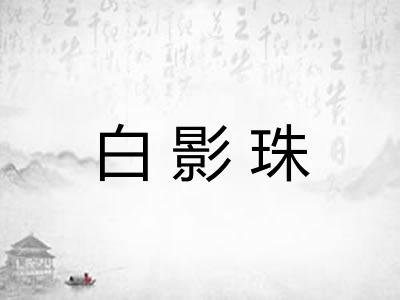 白影珠