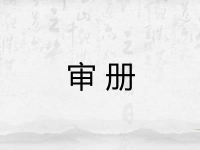 审册