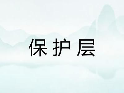 保护层