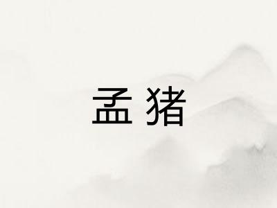 孟猪