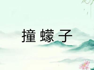 撞蠓子