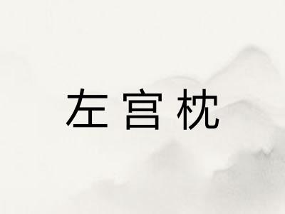 左宫枕
