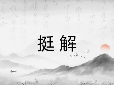 挺解