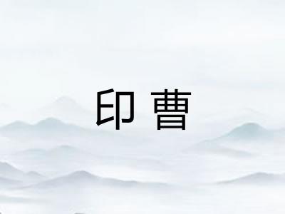 印曹