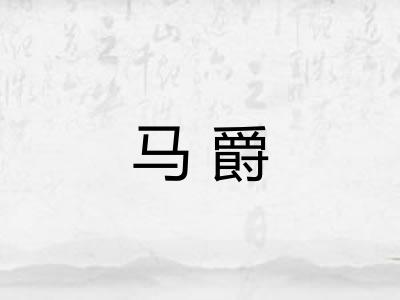 马爵