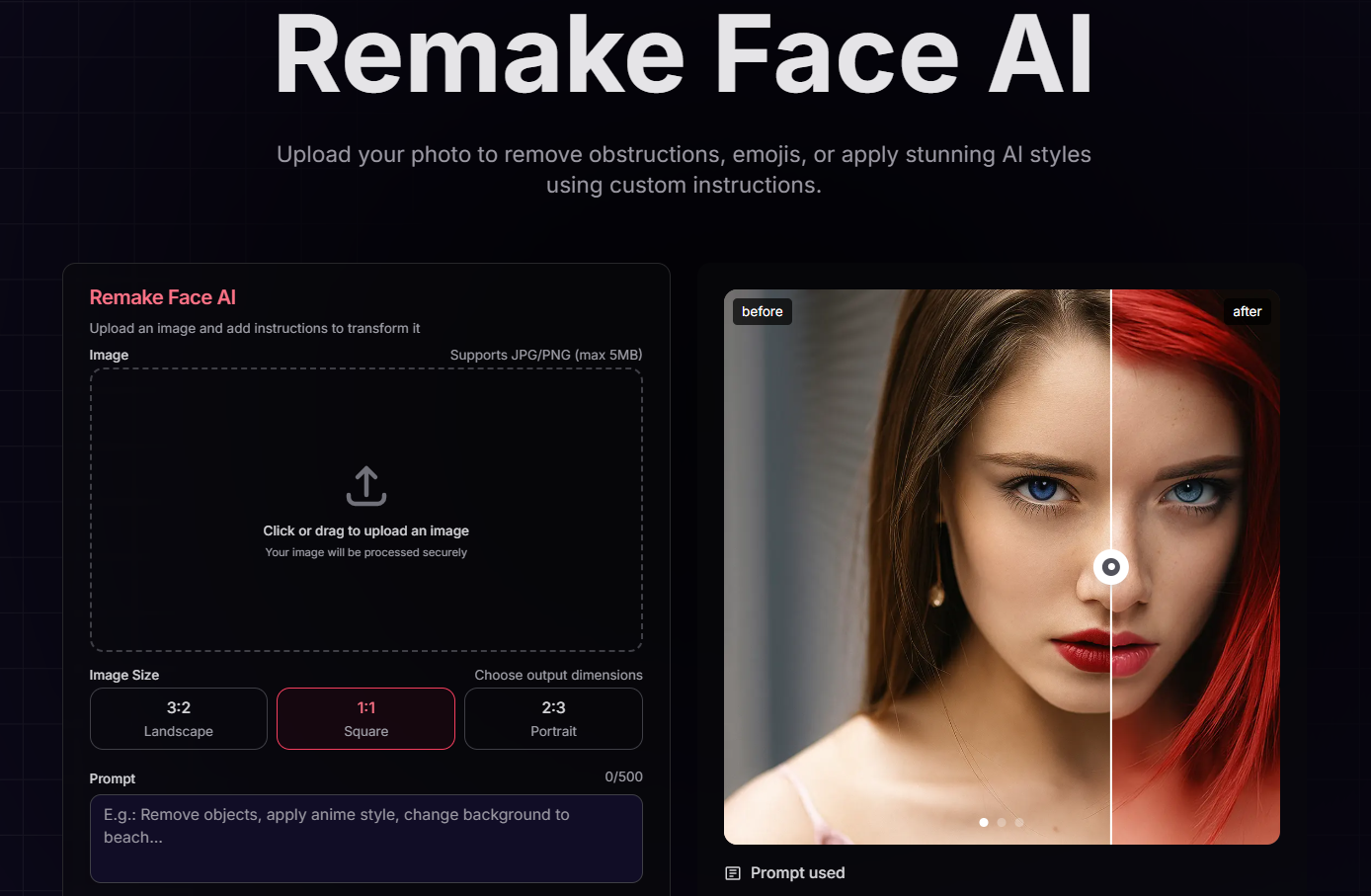 Remake Face AI